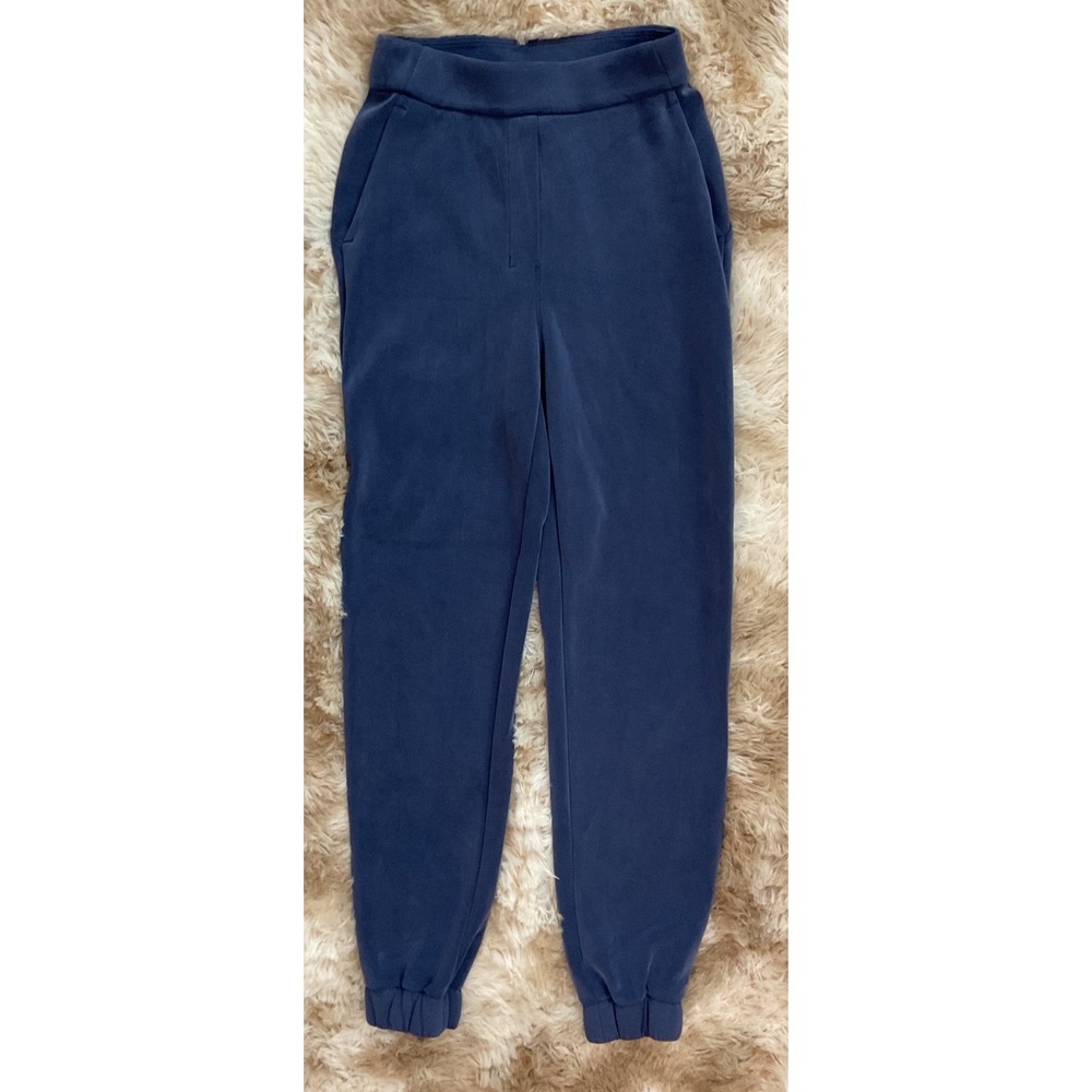 Lululemon Softstreme High Rise Jogger Navy Blue Pants Size 0 W0CQPS